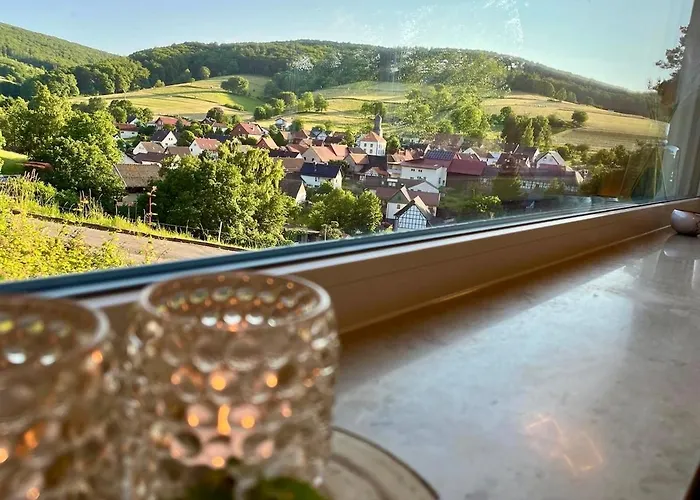 Panorama I Heated Jacuzzi & Fire Pit Nyaraló Bad Sooden-Allendorf