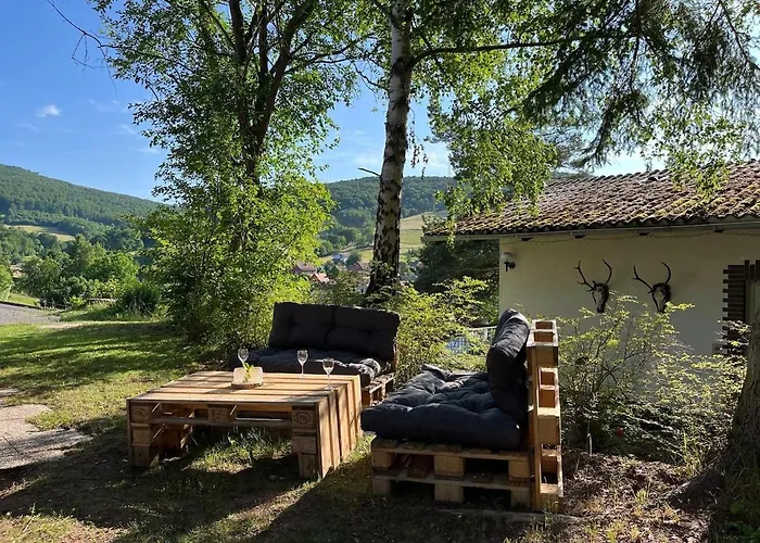 Nyaraló Panorama I Heated Jacuzzi & Fire Pit Bad Sooden-Allendorf